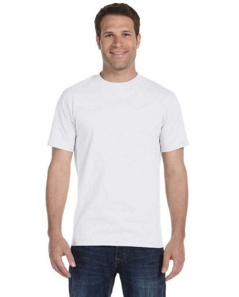 Hanes T-Shirt – Soft, Durable & Perfect for Everyday Wear or Custom Printing - Free Shipping
