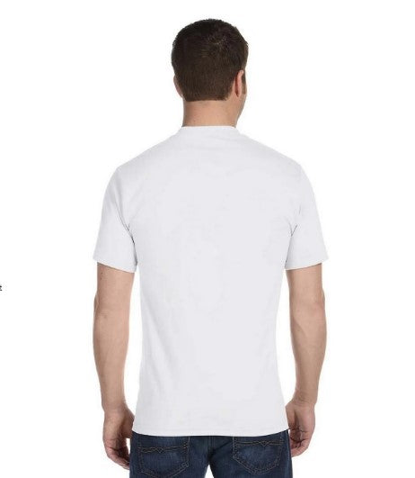 Hanes T-Shirt – Soft, Durable & Perfect for Everyday Wear or Custom Printing - Free Shipping